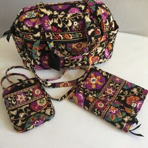 Vera Bradley “Suzani” Travel Set, NWOT